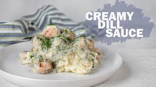 Warm Creamy Dill Sauce shorts [upl. by Avot]