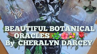 BEAUTIFUL BOTANICAL ORACLE DECKS  BY CHERALYN DARCEY ❤️💚💚 [upl. by Nahtanaoj836]