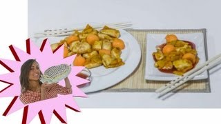 Pollo in Salsa Agrodolce con Melone  Le Ricette di Alice [upl. by Noiztneb397]