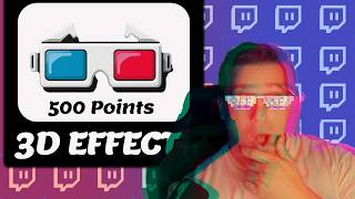 How to Add 3D Effect Redeems to Your Twitch Channel with OBS tutorial [upl. by Yarak867]