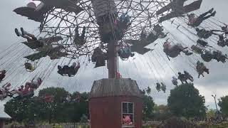 Barnstormer Off Ride Bengtsons Pumpkin Farm [upl. by Dnalon65]