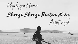 Bheegi Bheegi Raaton Mein  Arijit Singh  Unplugged Cover ai reverb arijitsingh adnansami [upl. by Yrennalf]