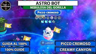 Astro Bot Tutti i collezionabili  Picco cremoso Nebulosa del gorilla  Collectibles [upl. by Thornburg]