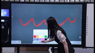 interactive flat panel display 75 inch with recorded drawboard [upl. by Rudich]