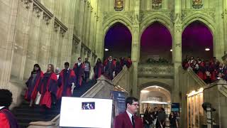 University of Bristol graduates leaving their graduation ceremony [upl. by Padraig574]