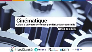 Cinématique – Calcul dun vecteur vitesse par dérivation vectorielle [upl. by Ynittirb660]