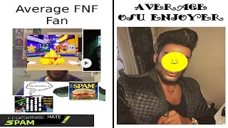 average fnf fan vs average osu enjoyer [upl. by Fletch828]