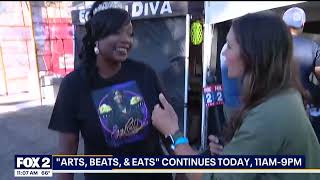 Fox 2 Detroit News Interview from Arts Beats amp Eats [upl. by Ghassan216]