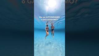 Vi piacciono le nostre lezioni di fisica subacquea 🤪 freediving galleggiare assetto snorkeling [upl. by Wolram935]