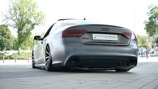 Audi RS5 B8 Soundcheck Auspuffsound mit Capristo Exhaust  Auspuffanlage [upl. by Reivaj]