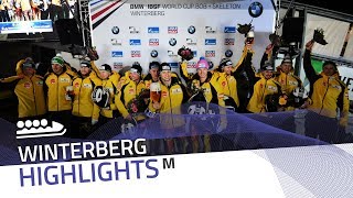 Walther leads German sweep in Winterberg  IBSF Official [upl. by Atiken]