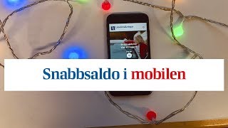 Så fungerar snabbsaldo  mobilappen  Länsförsäkringar [upl. by Namhcan]