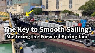 Mastering the Forward Spring Line  The Key to Smooth Sailing [upl. by Asemaj]