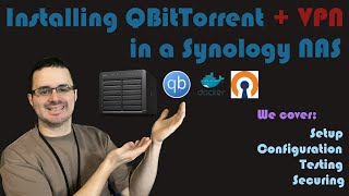 Install and configure QBitTorrent with VPN using Docker in a Synology NAS [upl. by Aehtorod]