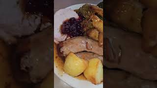 Food Art  Traditional Sunday Carvery 🏴󠁧󠁢󠁥󠁮󠁧󠁿  Breckland Lodge [upl. by Ambrosi]