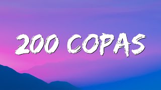 200 Copas  Karol G LetraLyrics [upl. by Atenik]