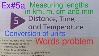 Ex5a Word problem Measuring length in km m cm and mm Conversion of units Chapter 5Countdown [upl. by Eanrahc]