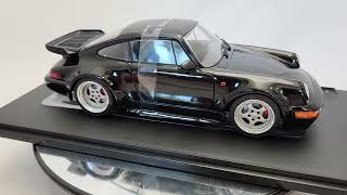 Solido 1990 Porsche 911 964 Turbo Black Bad Boys Will Smith Movie Car License Plate Included [upl. by Gorrono]