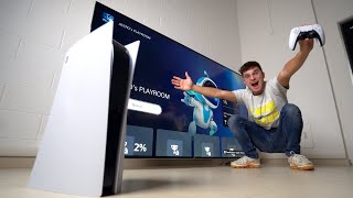 UNBOXING PLAYSTATION 5 amp TV GIGANTE [upl. by Atsirhcal]