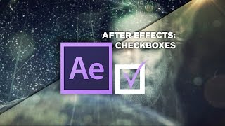 After Effects Use a Checkbox [upl. by Aihsetal]