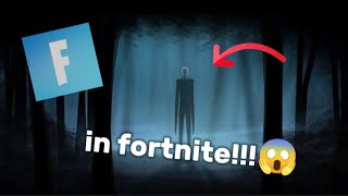 Fortnite scary story part1 slenderman [upl. by Narib]