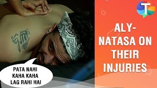 Nach Baliye 9 Finale Karan Patel wishes Aly Goni All the best in unique style  Shudh Manoranjan [upl. by Laehcym]