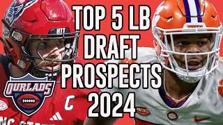 Top 5 Linebackers in 2024 NFL Draft Jeremiah Trotter Jr Payton Wilson amp More [upl. by Snodgrass]