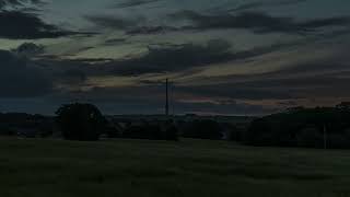 Emley Moor Mast at Dusk Timelapse  NO SOUND [upl. by Raimondo382]