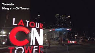 Toronto Electric Scooter Ride King st to CN Tower [upl. by Laktasic]