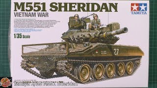 Tamiya 135 M551 Sheridan Review [upl. by Cristiona341]