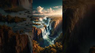 Discover the Majestic Victoria Falls ZimbabweZambias Natural Wonder [upl. by Menzies]