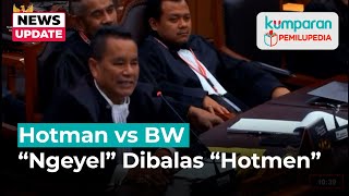 Debat Kusir Hotman Paris vs BW di Sidang MK Ngeyel Dibalas Hotmen [upl. by Attenal]