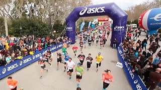 Así fue la XVI Media Maratón de Madrid [upl. by Keffer]