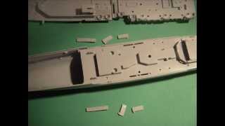 Part 1  Airfix Kit  HMS Belfast  1600 Scale [upl. by Padgett]