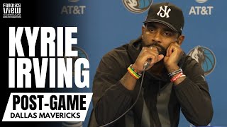 Kyrie Irving Reacts to Impressions of OKC Thunder Chet Holmgren amp Mavs Blowout Loss vs Memphis [upl. by Dressler]