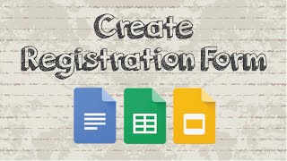 How to create a registration form with Google Docs [upl. by Angelis]