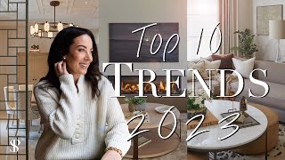 TOP 10 TRENDS FOR 2023  INTERIOR DESIGN [upl. by Fein565]