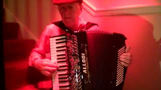 Hymne a lamour Olympics song on accordion [upl. by Gunn]