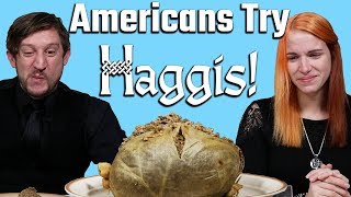 Americans Try Haggis [upl. by Akenaj]