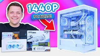 Ultimate 1440p Gaming PC Build 2024 👑 All White Build ft Ryzen 7800X3D amp 4070 Ti SUPER [upl. by Balliett]