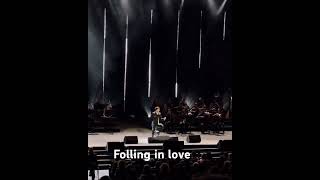 Il volo Gianluca solo canta Folling in love 14 10 2024ilvolosim31 [upl. by Yelsnik]