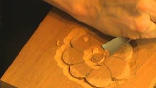 Beginning Woodcarving  How to Carve a Basic Flower with Mary May [upl. by Neda]