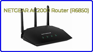 REVIEW 2024 NETGEAR AC2000 Router R6850 ESSENTIAL details [upl. by Amikat782]