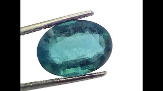 691 Ct Gii Certified Untreated Natural Zambian Emerald panna stone by venusjewellerscom [upl. by Guibert]