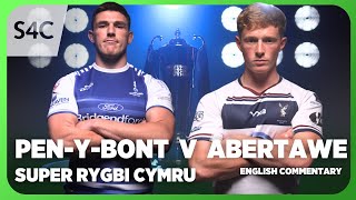 LIVE RUGBY Bridgend v Swansea  Super Rygbi Cymru  S4C [upl. by Ahsieym]