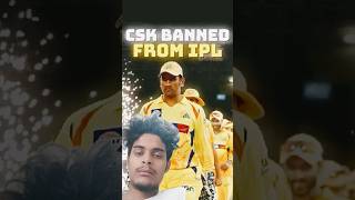 Csk banned for 2 years cricket ipl cricketnews amazingfacts sports nehrucup sportstar spy [upl. by Erdnaxela]