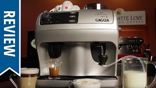 Gaggia Syncrony Logic RS SuperAutomatic Espresso Machine [upl. by Arrais]