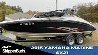 2015 Yamaha SX21 Sport Boat Tour SkipperBuds [upl. by Asa]