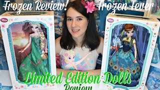 Frozen Review Disney Store Frozen Fever Limited Edition Dolls [upl. by Diann152]