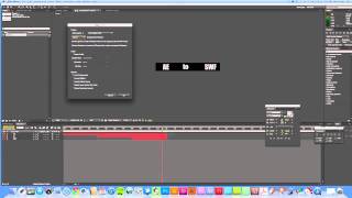 Exporting from After Effects to SWF [upl. by Eseuqcaj]